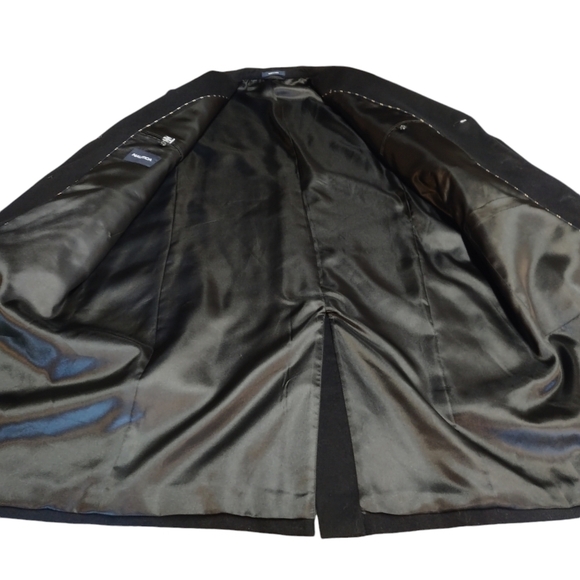 Nautica Men's Black Wool Peacoat Size 46R - Picture 7 of 9